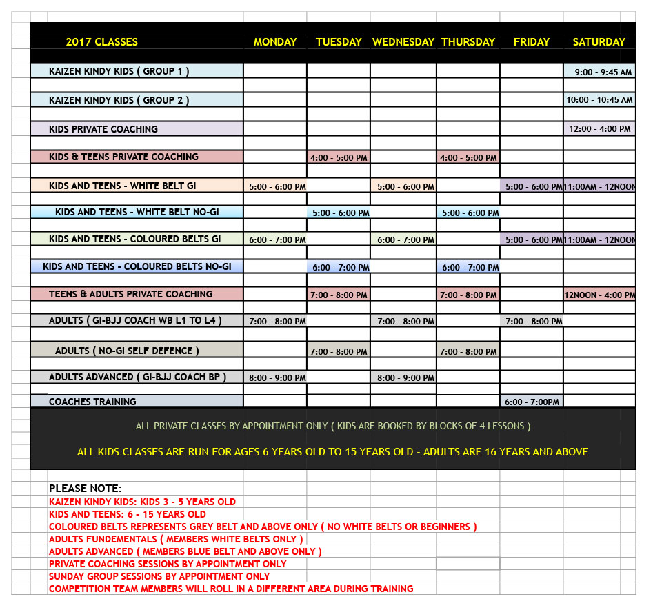 Judo Grappling Jiu JItsu Training Location and Times
